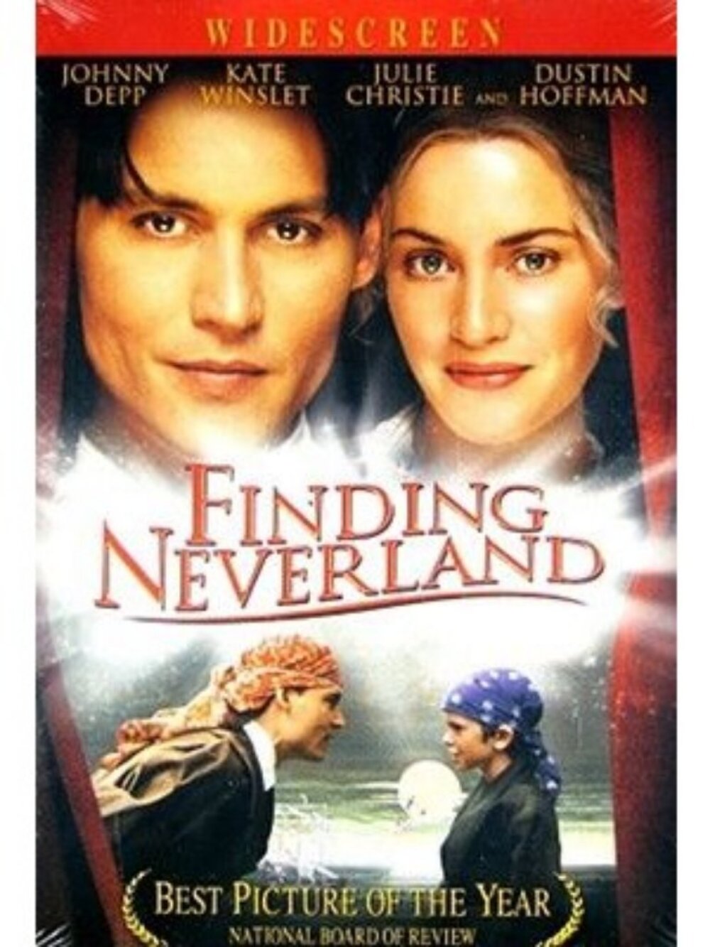 Finding Neverland Widescreen DVD 2004 Johnny Depp Kate Winslet Dustin Hoffman